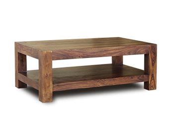 Prostokątny stolik kawowy z drewna VR-02-50P